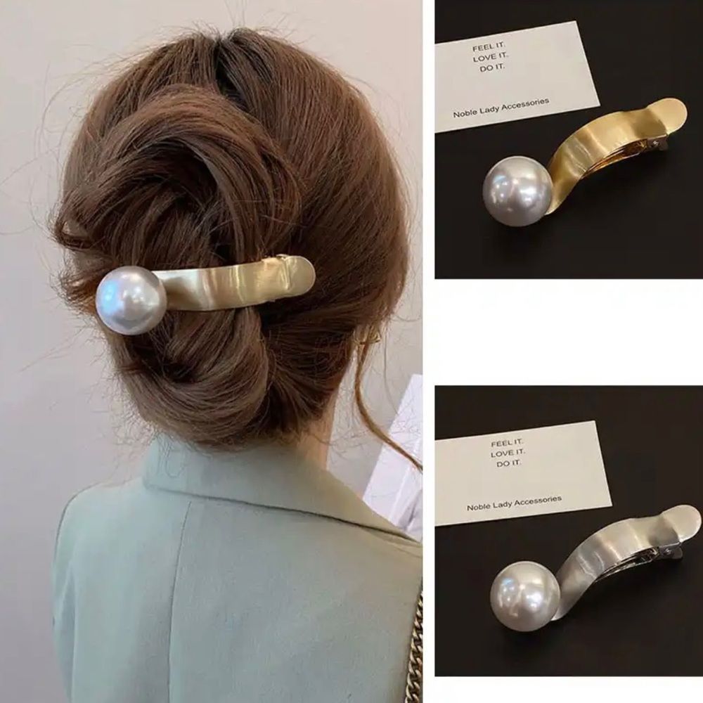 Pearl Hair Clip Hair Accessories Silver And Also I Have Gold